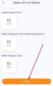 Click on confirm to submit after login issue